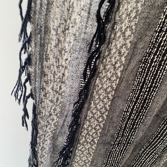 Free People Raggy Desert Scarf/Beach CoverUp in Grey - Picture 5 of 9